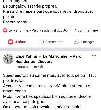 Le Marronnier 캠프장 생-페르-쉬르-메르